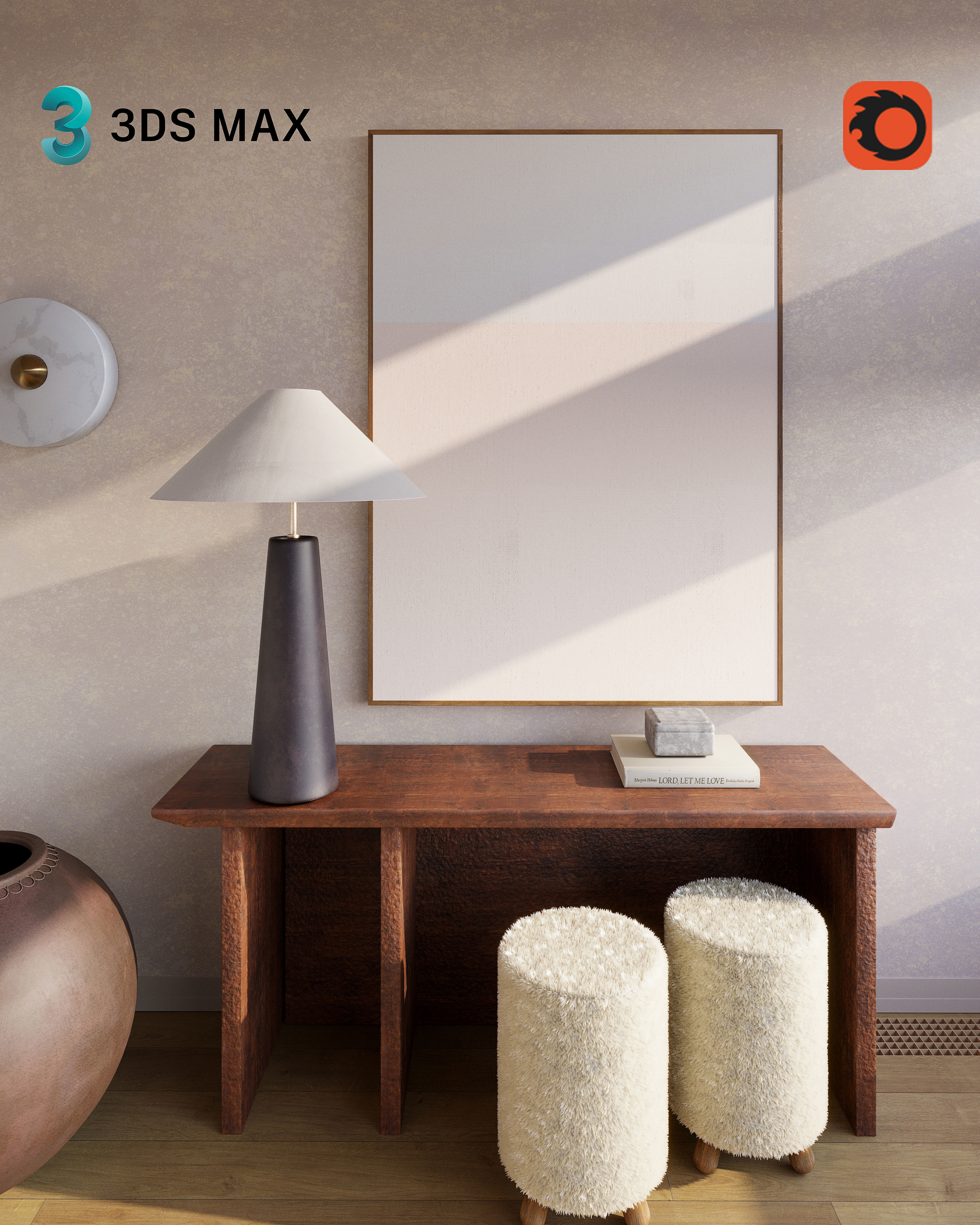 Interior design 1 - 3ds max and Corona renderer 3D model_1