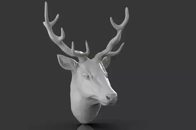 Deer Head 3D print model