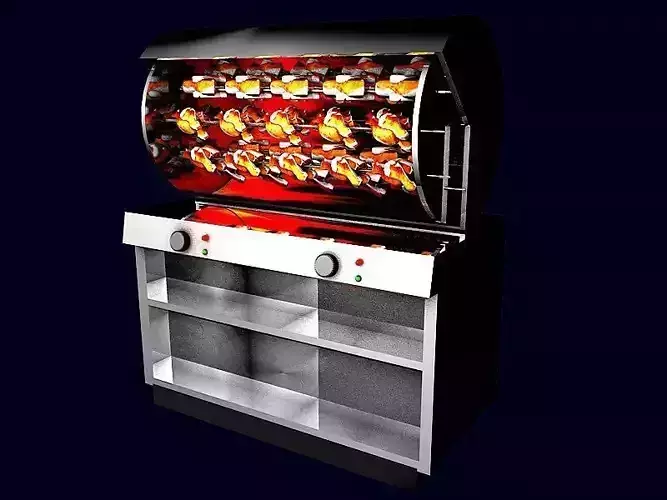 INDUSTRIAL KITCHEN CHICKEN GRILL