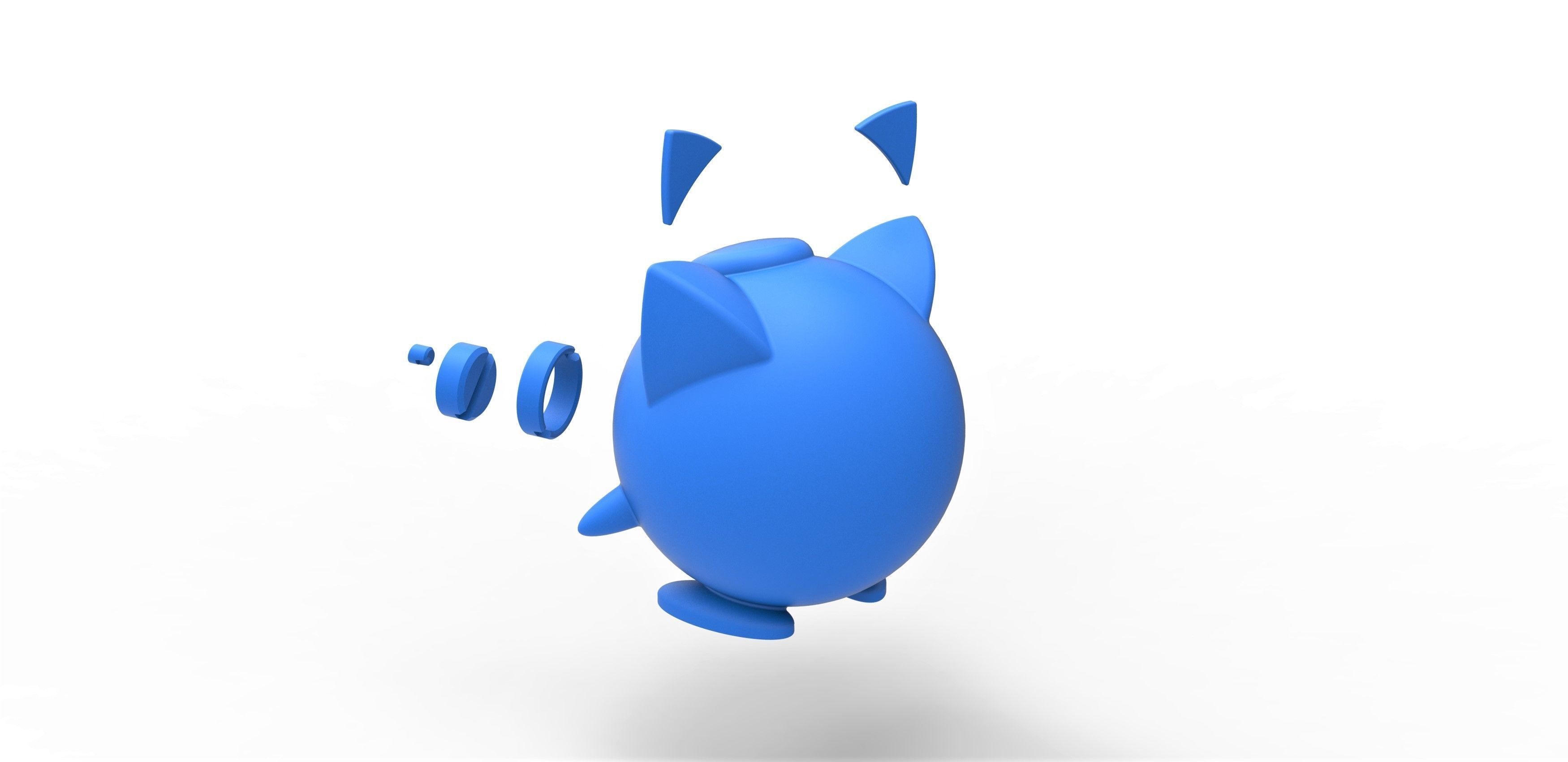Pokemon Jigglypuff 3D print model_24