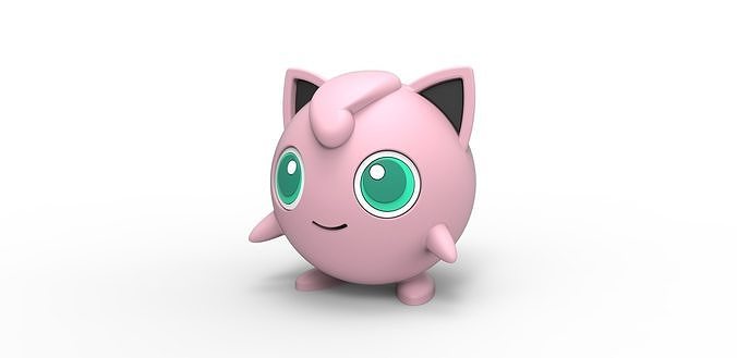 Pokemon Jigglypuff 3D print model