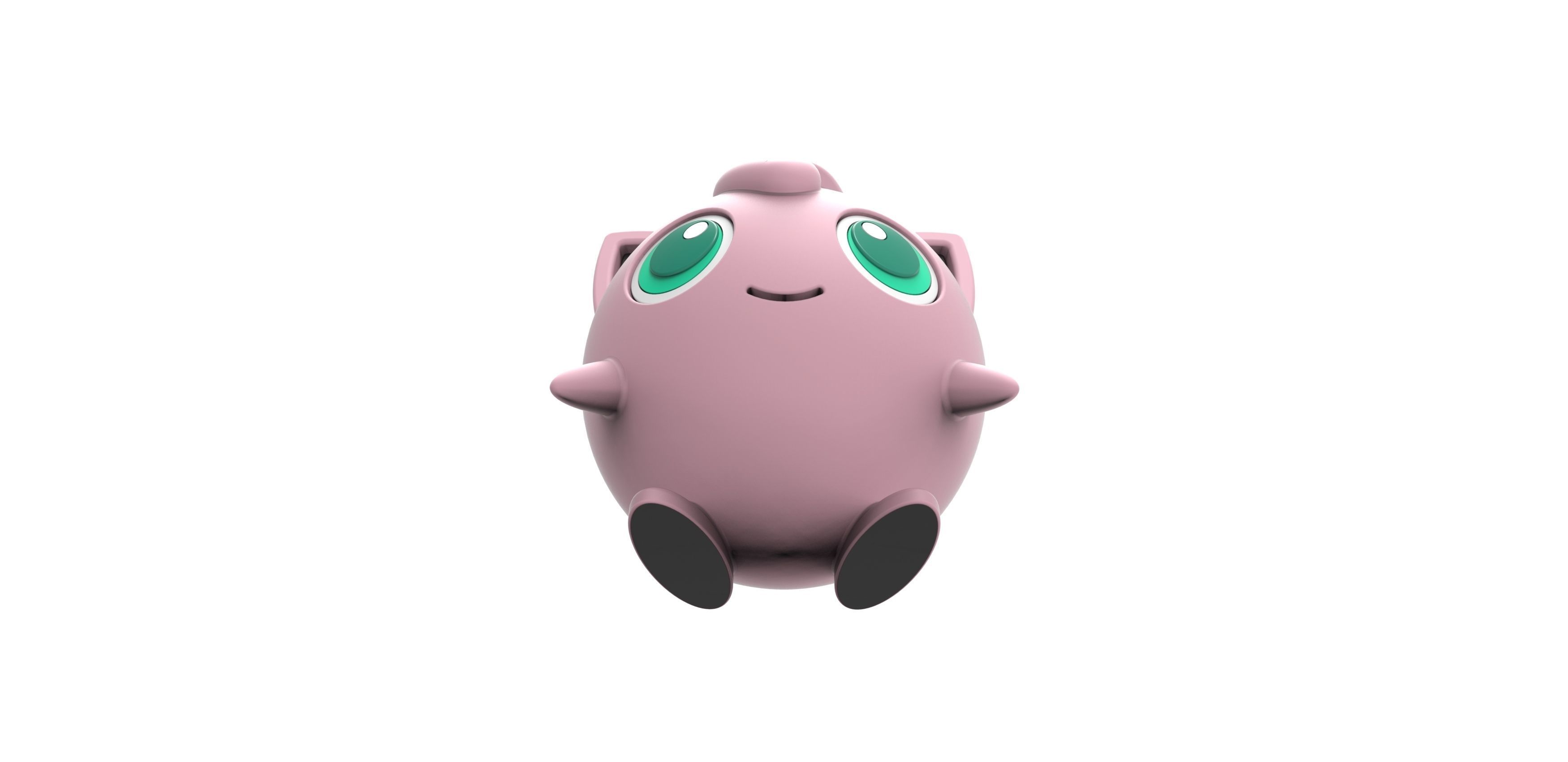 Pokemon Jigglypuff 3D print model_3
