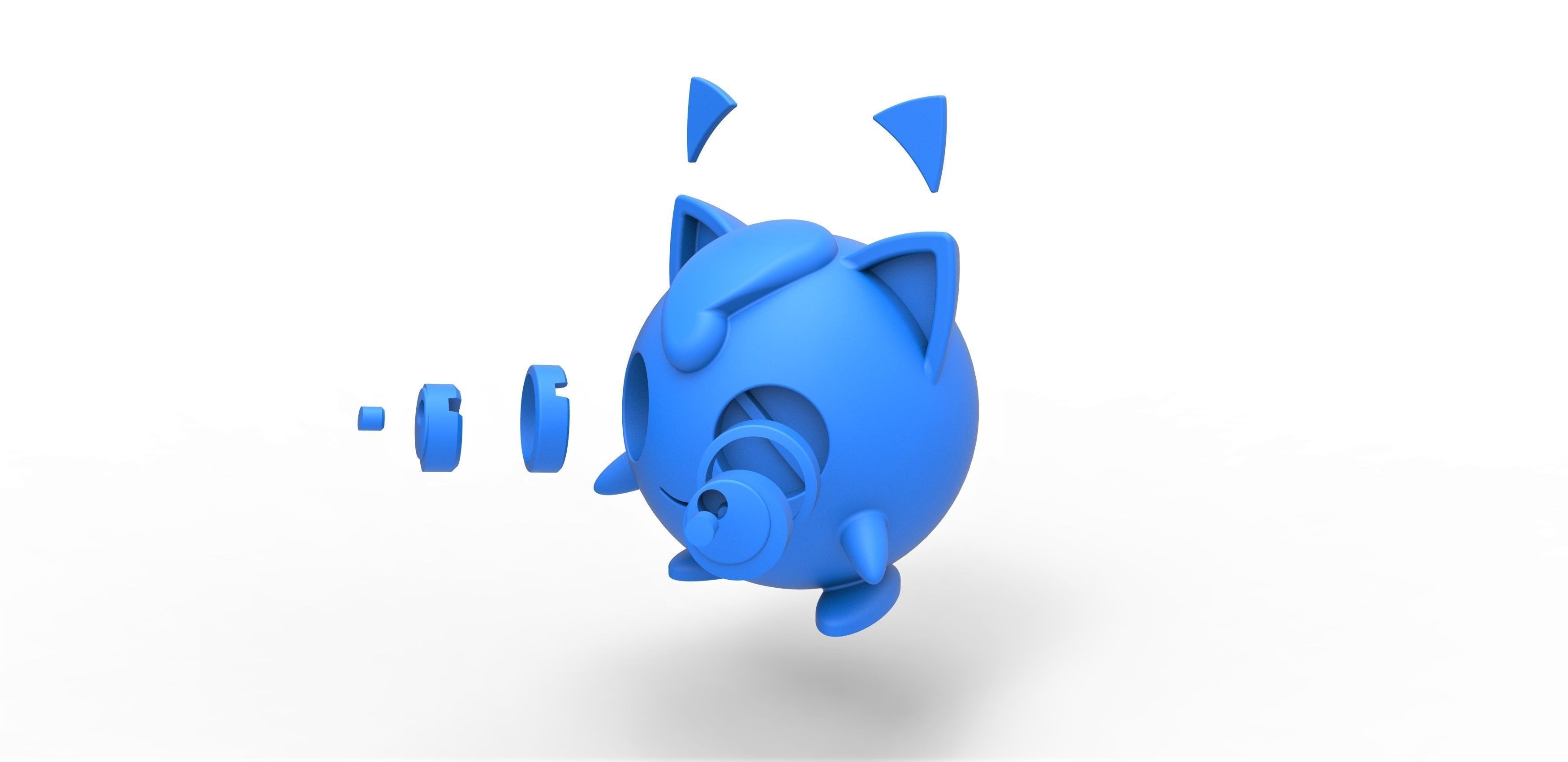 Pokemon Jigglypuff 3D print model_21