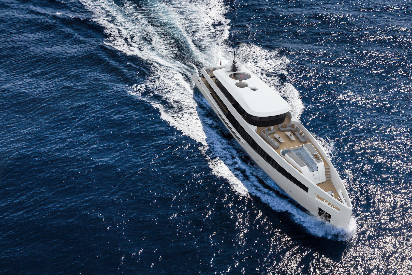 Mega Yacht 50 M 3D model_1