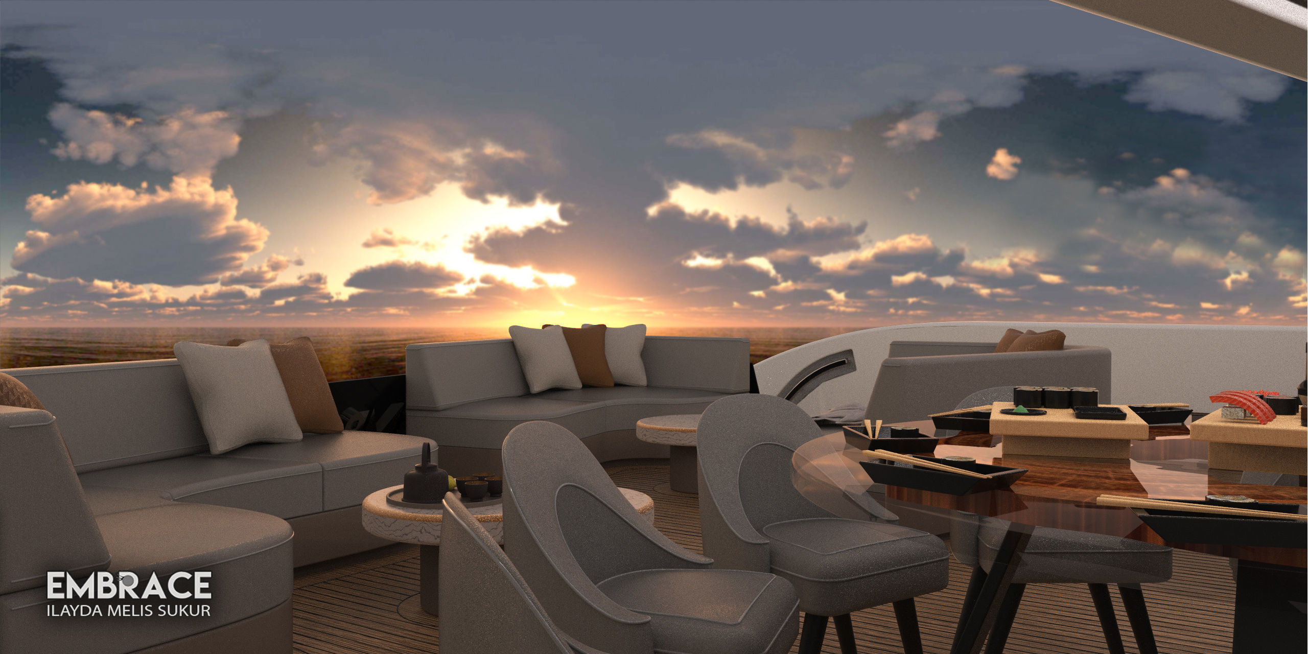 Mega Yacht 50 M 3D model_10