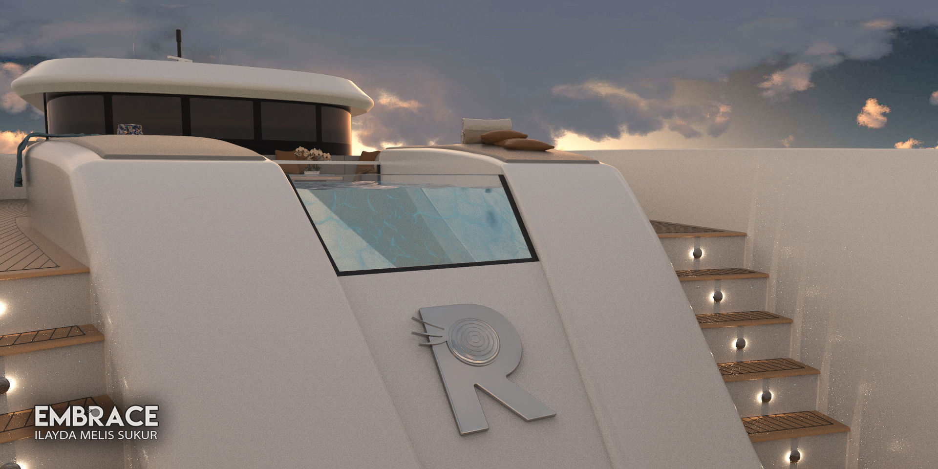 Mega Yacht 50 M 3D model_15