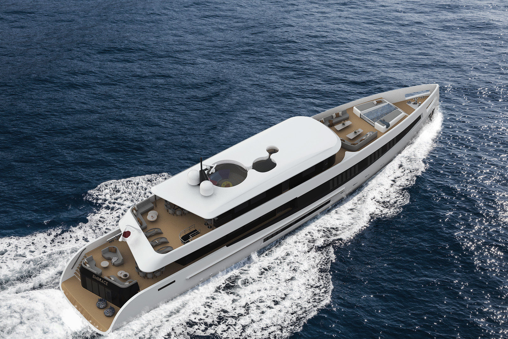 Mega Yacht 50 M 3D model_7