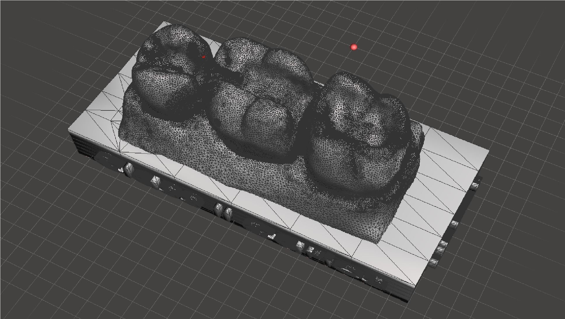 EDM Dental Practice Standard Upper Model Class 1 and 2 3D print model_7
