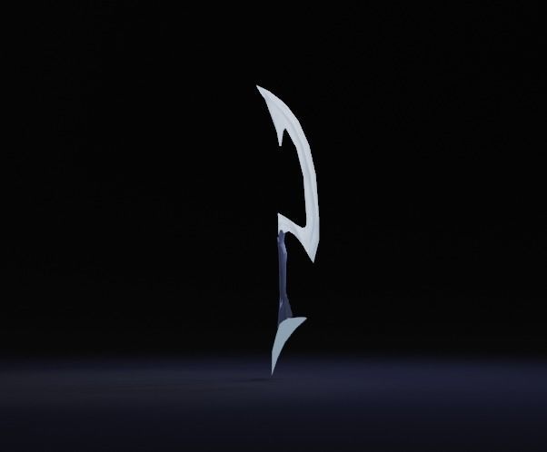 Moon fantasy sword RPG  3D model_1