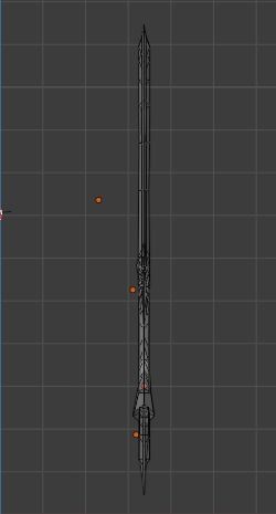 Moon fantasy sword RPG  3D model_4