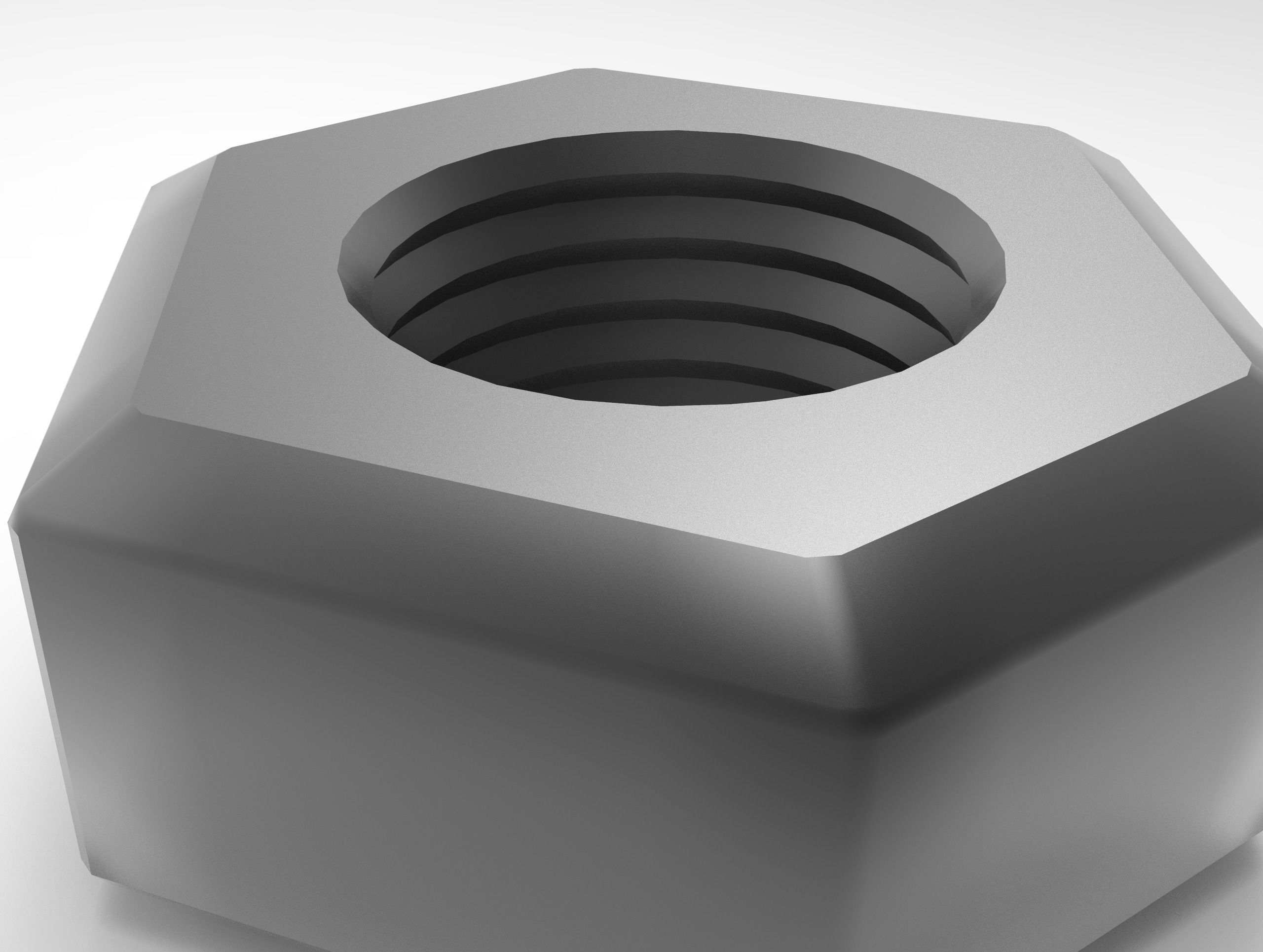 Lock Nut 3D model CGTrader