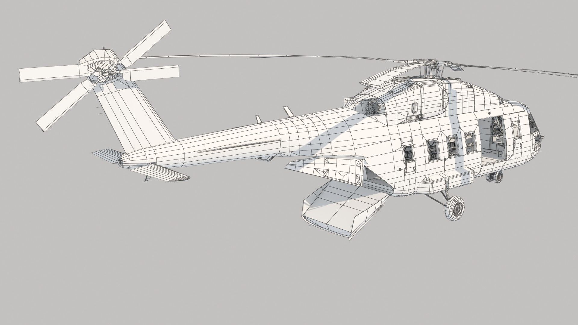 Mi-38 helicopter 3D model_20