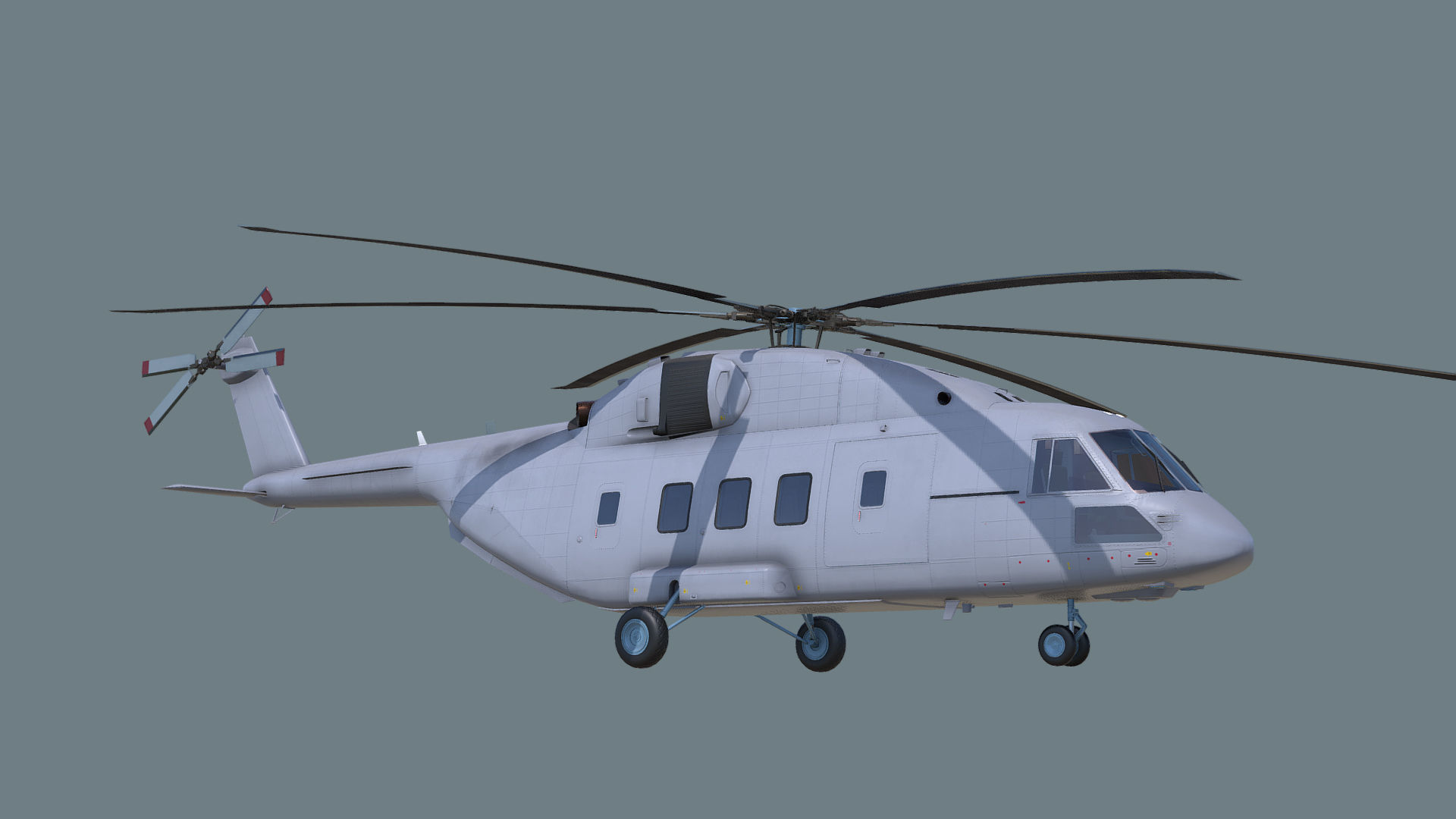 Mi-38 helicopter 3D model_15