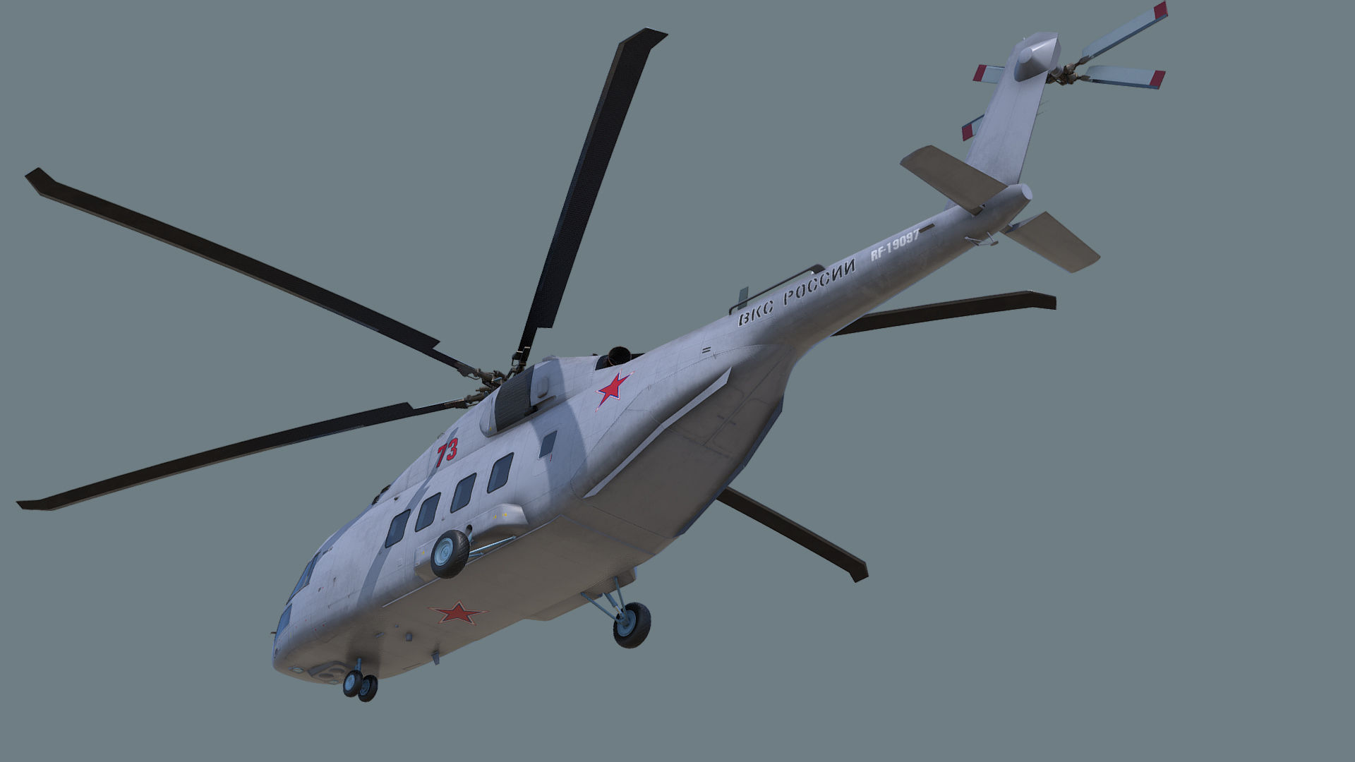 Mi-38 helicopter 3D model_13