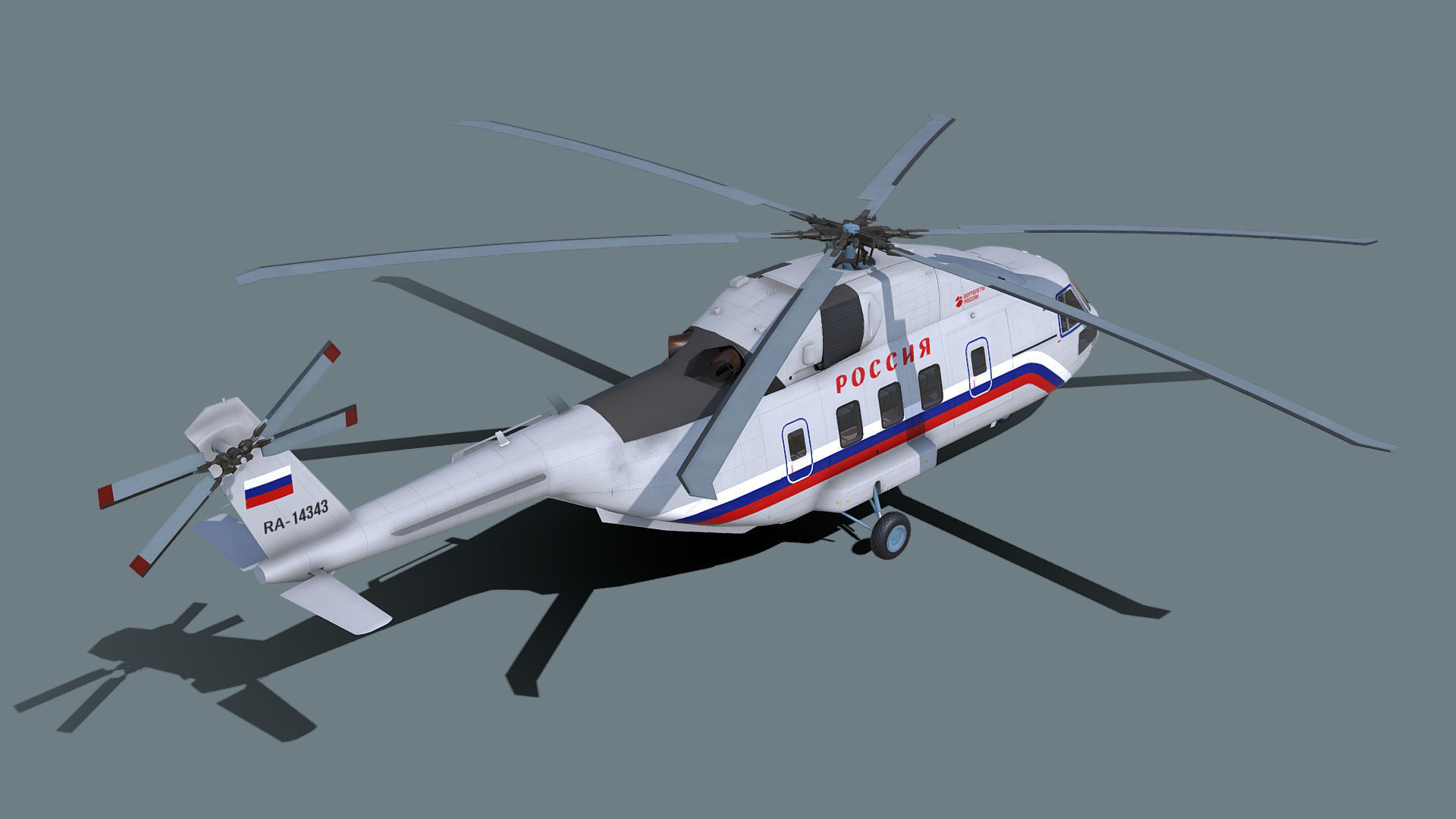 Mi-38 helicopter 3D model_10