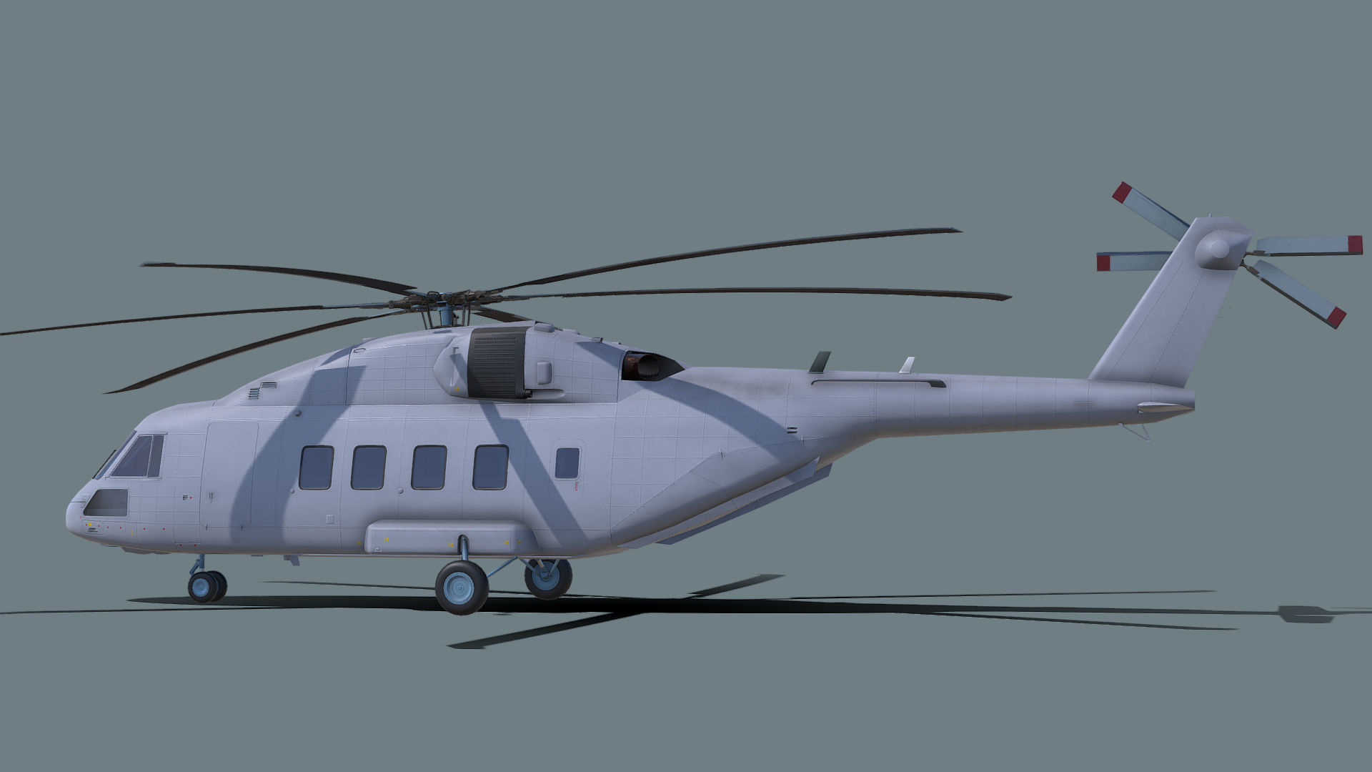 Mi-38 helicopter 3D model_16