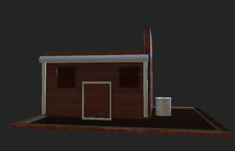 store model building Low-poly 3D model_8