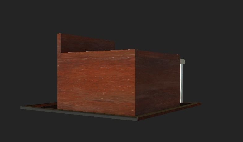 store model building Low-poly 3D model_11