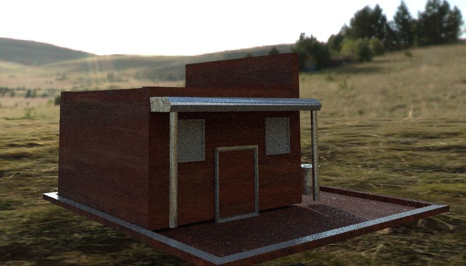 store model building Low-poly 3D model_2