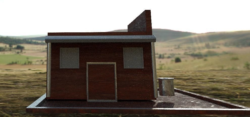 store model building Low-poly 3D model_3