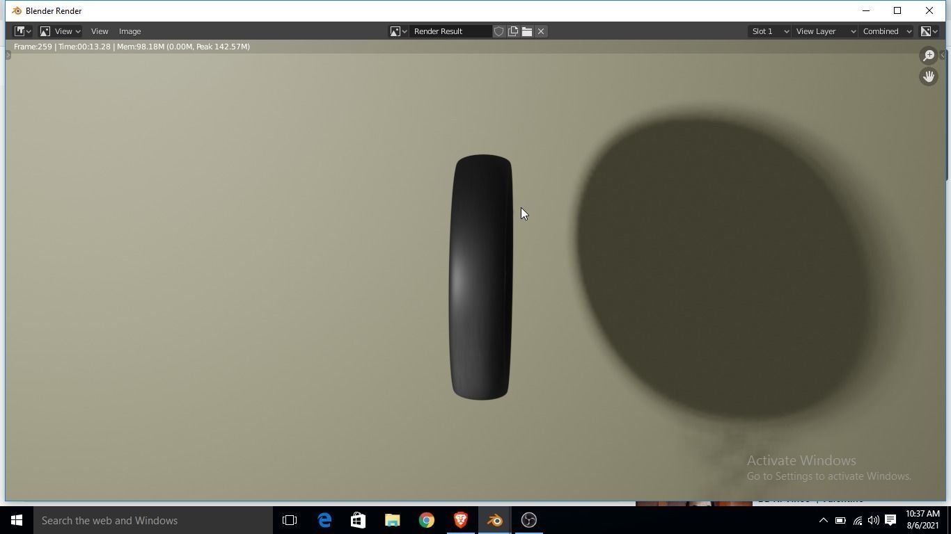 3d textured wall clock 3D model_3