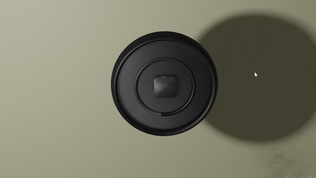 3d textured wall clock 3D model_2