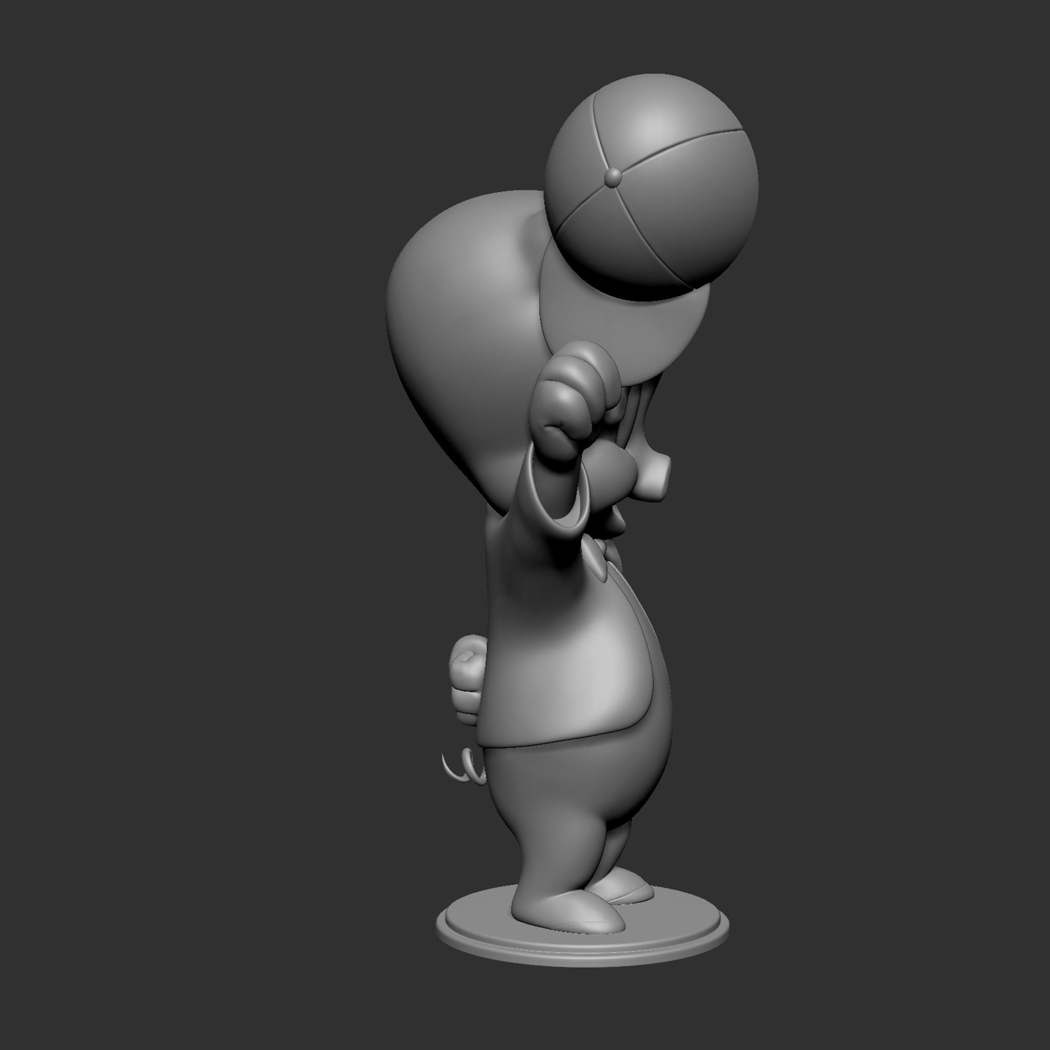 Porky Pig 3D print model_16