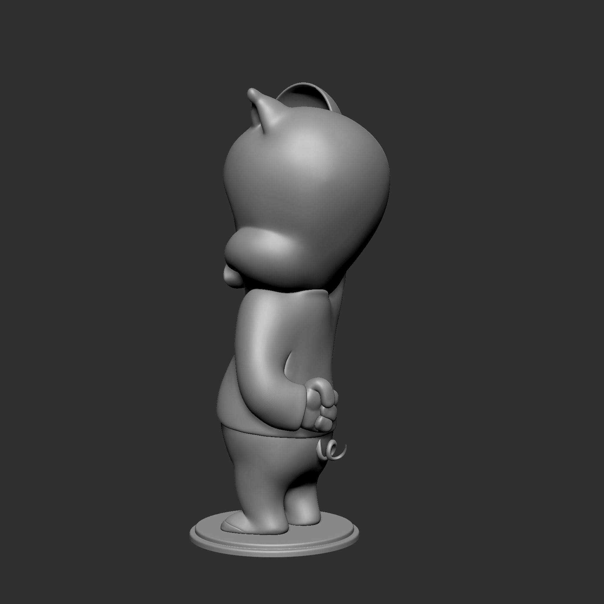 Porky Pig 3D print model_19