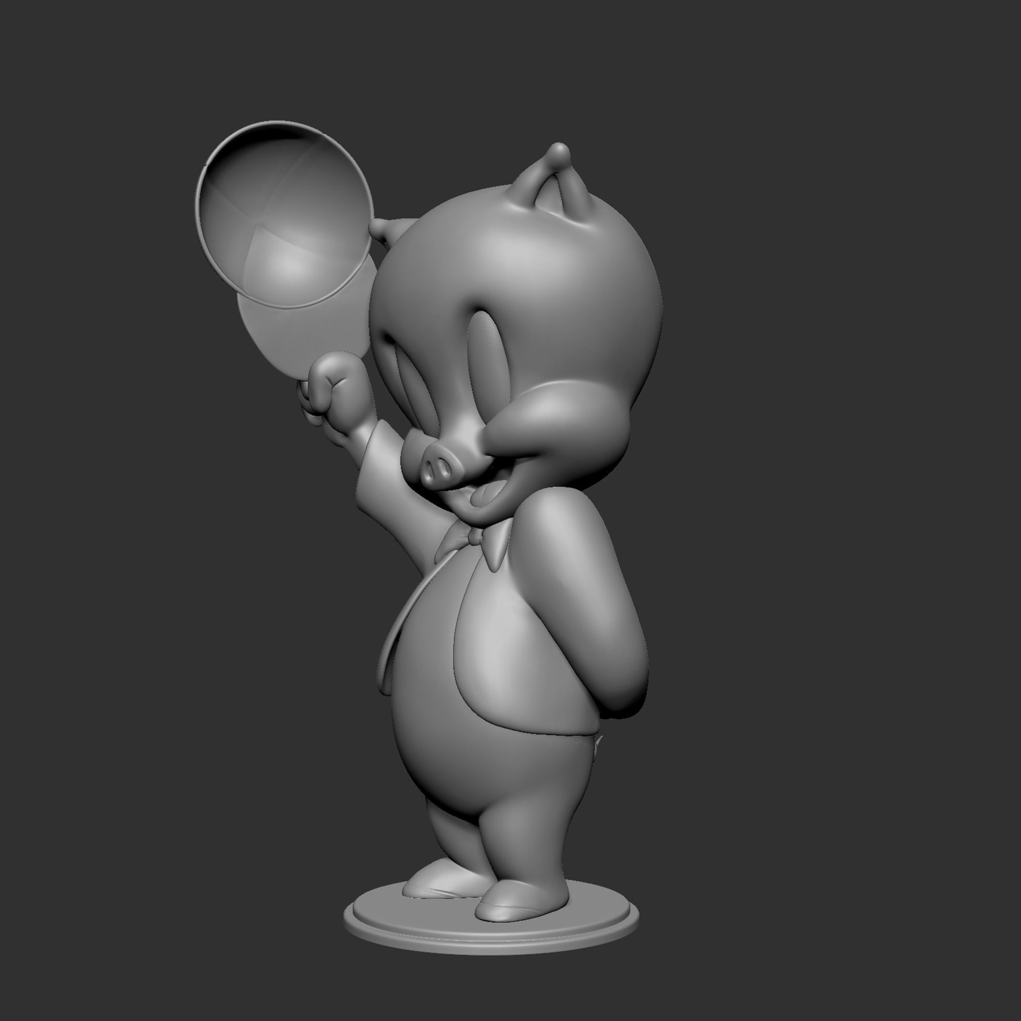 Porky Pig 3D print model_20