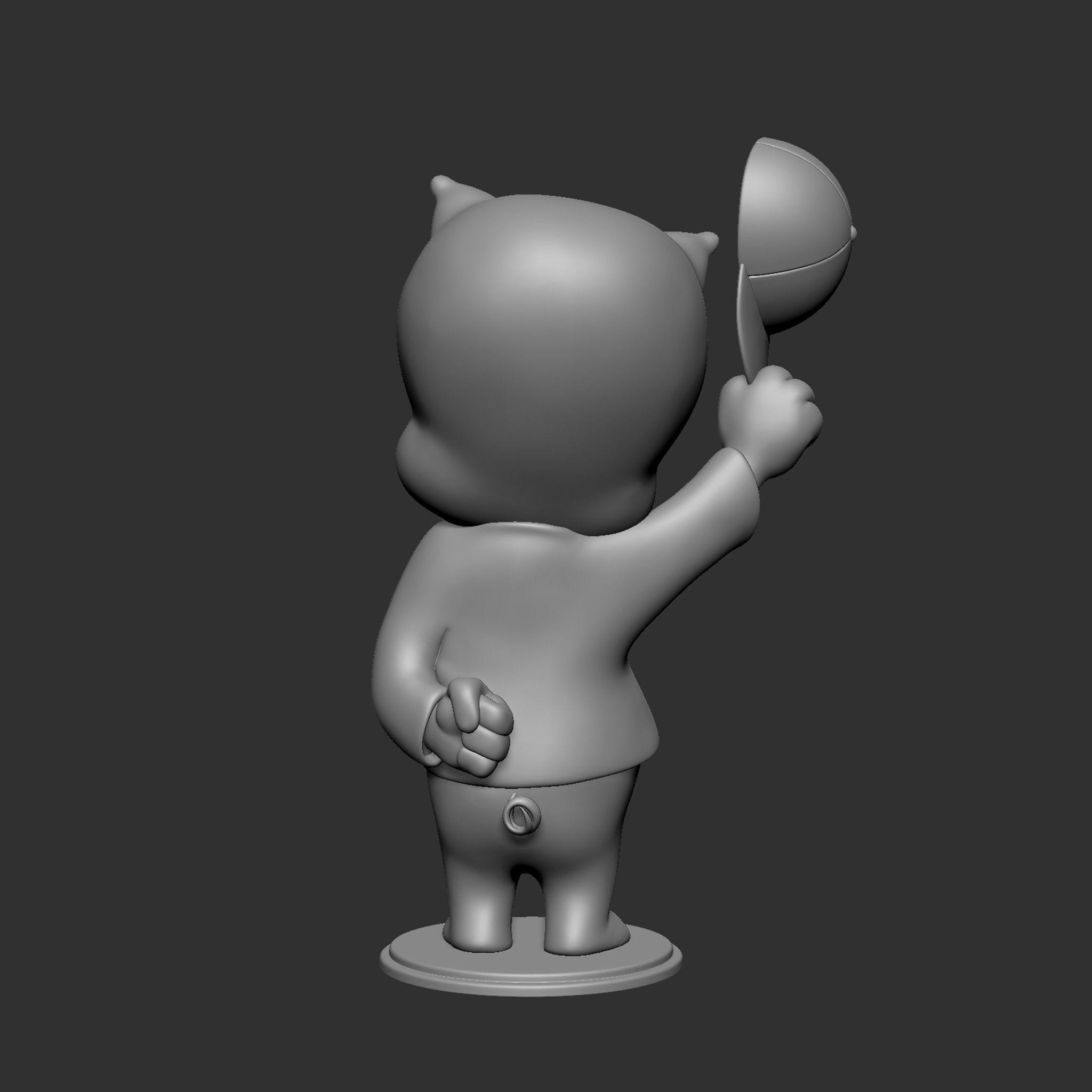 Porky Pig 3D print model_18