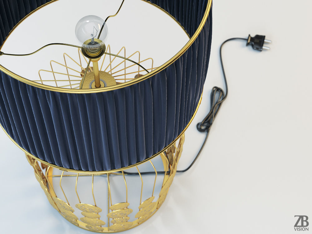 Grapes Table Lamp 3D model_2