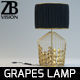 Grapes Table Lamp 3D model_10