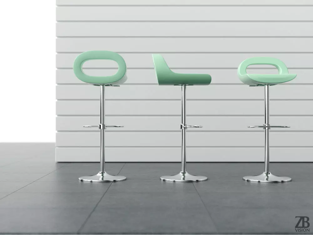 Spot barstool 3D model_0