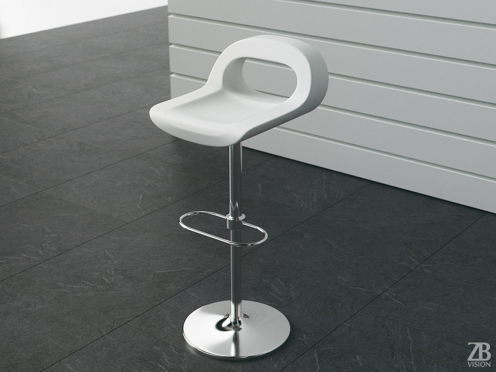 Spot barstool 3D model_1