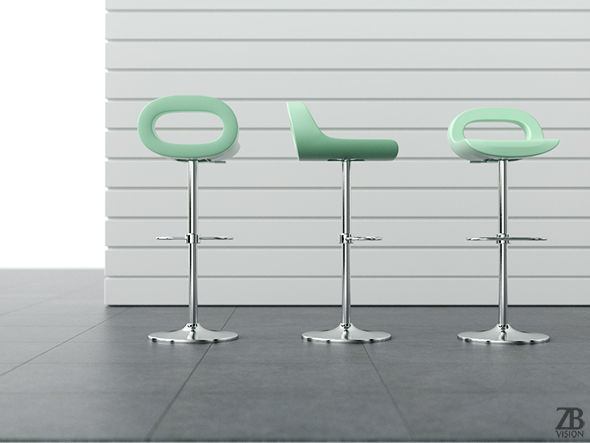 Spot barstool 3D model_3