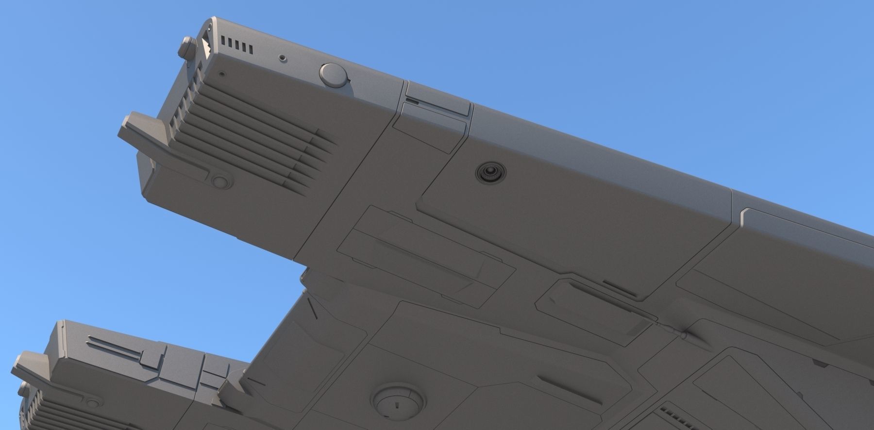 Sci Fi Dropship 3D model_17