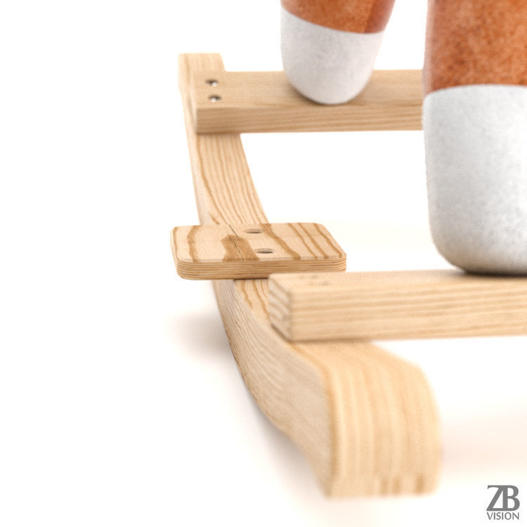 Rocking Horse 3D model_5