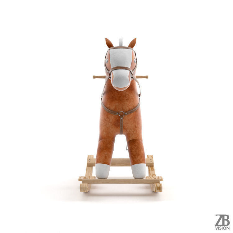 Rocking Horse 3D model_2