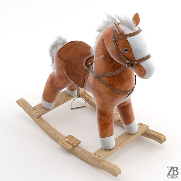 Rocking Horse 3D model_7