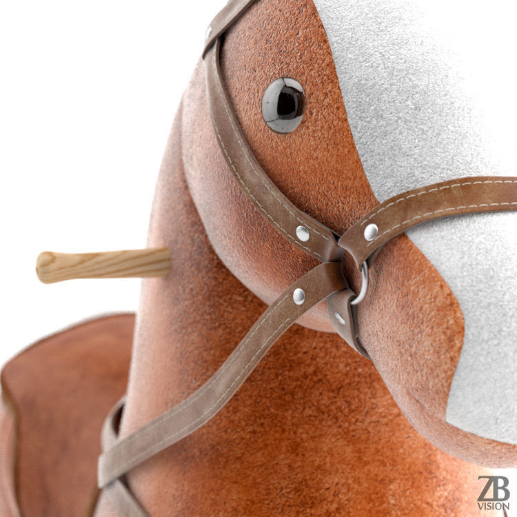 Rocking Horse 3D model_3