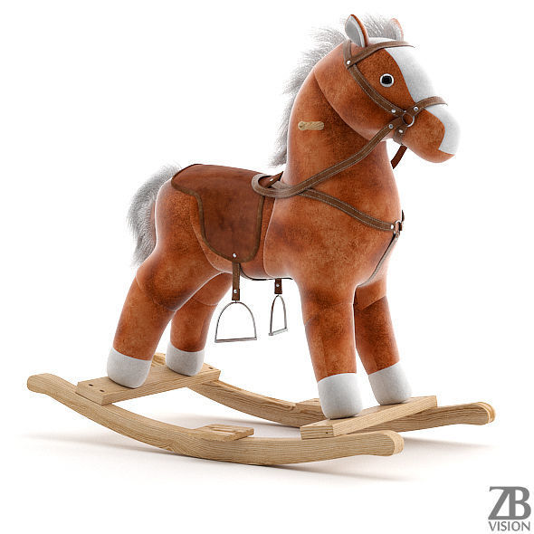 Rocking Horse 3D model_10