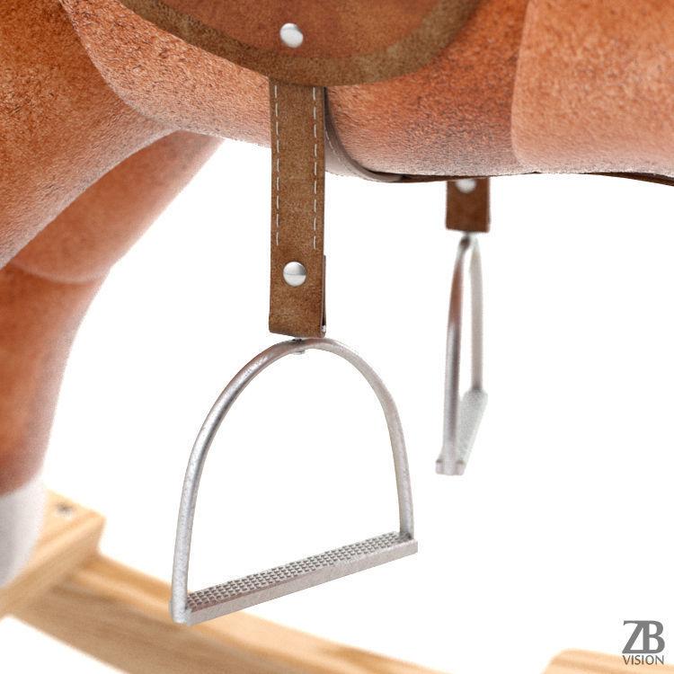 Rocking Horse 3D model_4