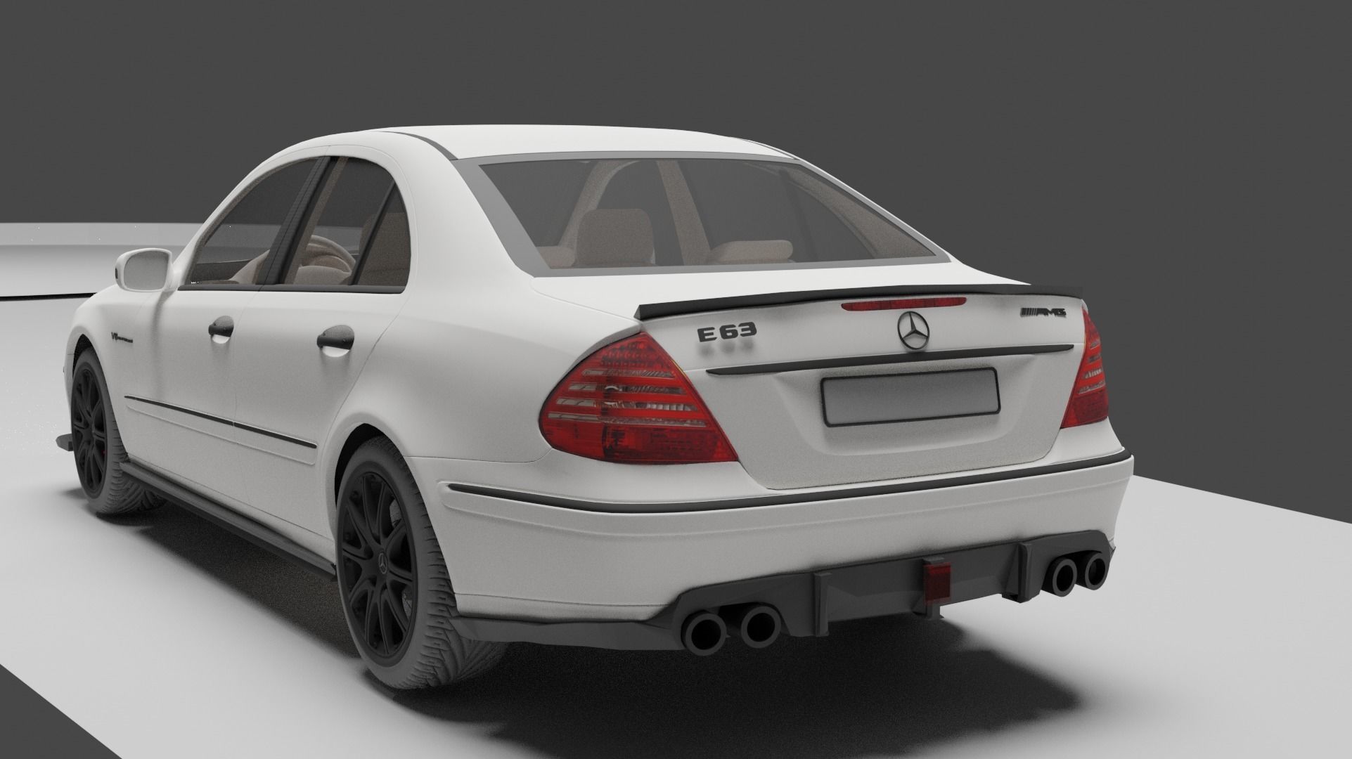 Mercedes-Benz E 63 AMG w211 3D model_2