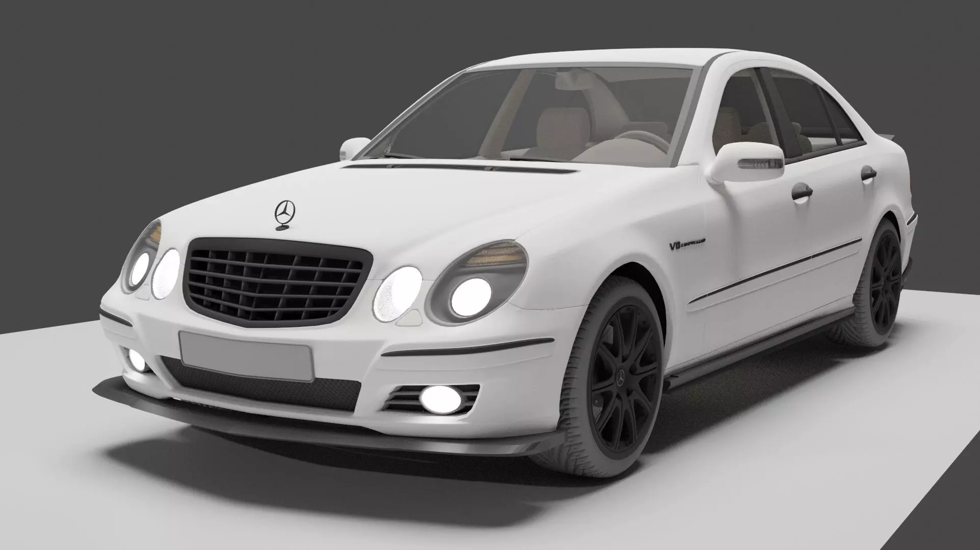 Mercedes-Benz E 63 AMG w211 3D model_0