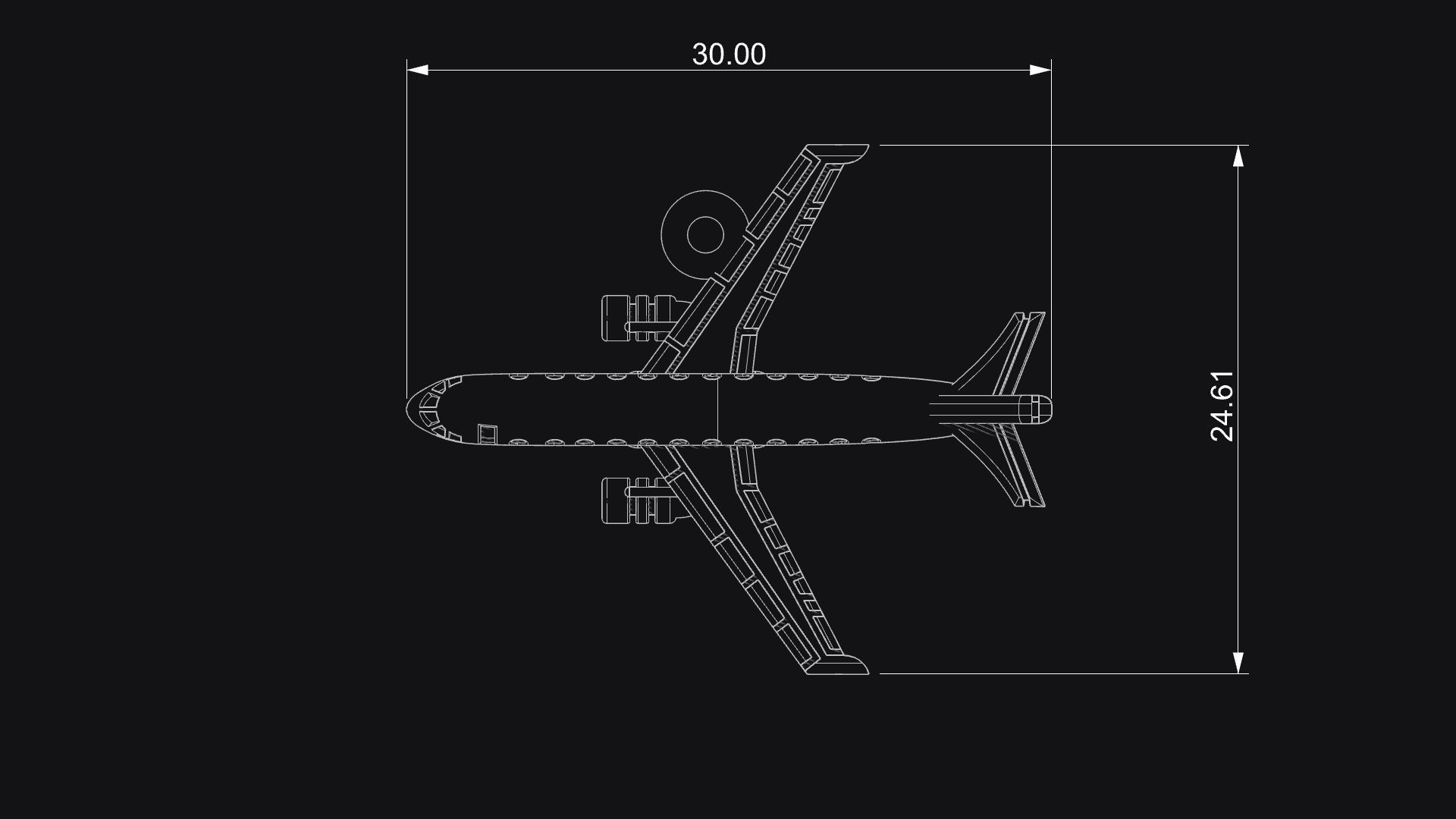 Airplane medallion 3D print model_1