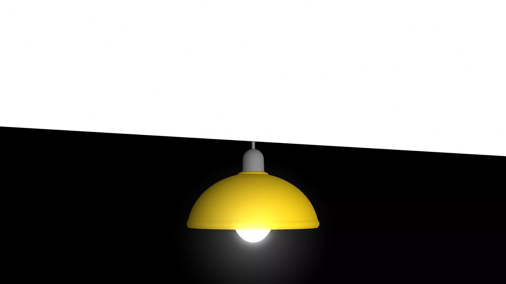 LIGHT two pendant lights hanging from ceiling 3D model_0