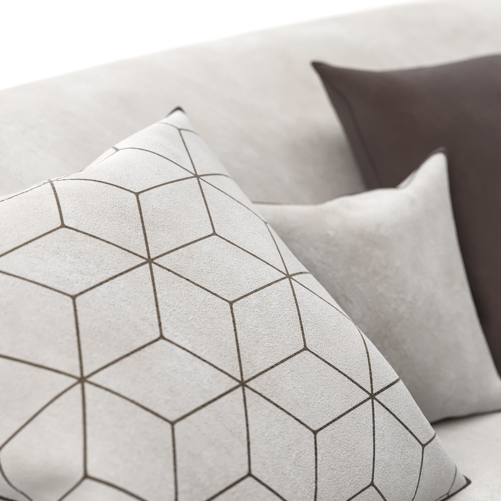 Holly Hunt sofa 3D model_2
