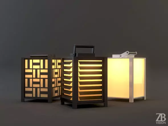 Modular Kabaz Lamp 3D model