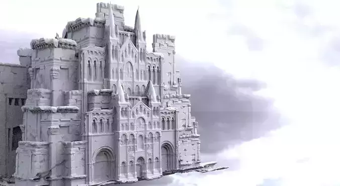 High fantasy City entrance large 1