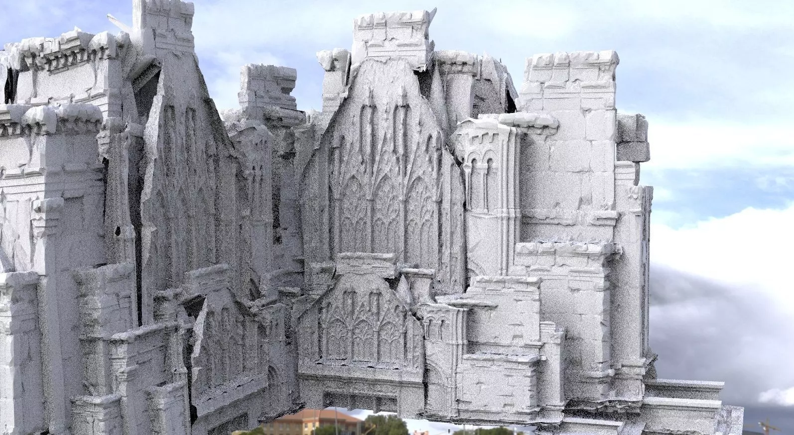 High fantasy Structure 3D model